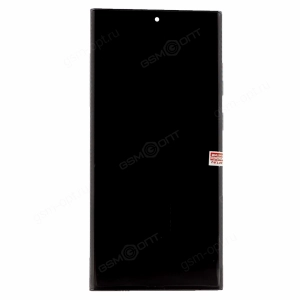 Купить Дисплей для Samsung Galaxy S23 Ultra (S918B) в рамке, черный, оригинал с доставкой по России от двух дней и оплатой при получении от 21990 рублей