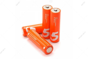 Батарейка алкалиновая AA, Xiaomi Rainbow Battery, LR06, ZI5, 4шт в упаковке