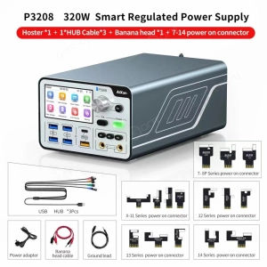 Блок питания AiXun P3208, PD + QC3.0 + кабеля для питания и включения iPhone 7 - 16PM