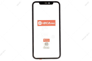 Стекло дисплея для переклейки G+OCA Pro для iPhone 11 черный, в рамке + OCA