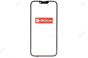 Стекло дисплея для переклейки G+OCA Pro для iPhone 14 Plus черный + OCA