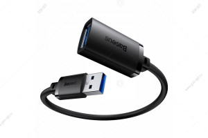 Кабель удлинитель USB Baseus AirJoy, 1м, черный