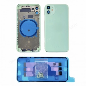 Корпус G+OCA Pro для iPhone 11 зеленый + комплект клавиш