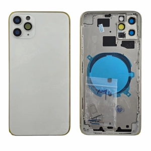 Корпус G+OCA Pro для iPhone 11 Pro Max серебристый + комплект клавиш