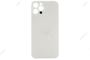 Задняя крышка G+OCA Pro для iPhone 12 Pro Max белый (серебристый), как оригинал