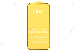 Защитное стекло 9D для iPhone 12/ 12 Pro, черный (в тех.упаковке)