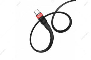 Кабель USB Hoco U72 Type-C, 1.2м, черный