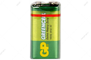Батарейка Крона GP Greencell, 6F22