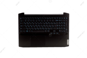 Клавиатура для ноутбука Lenovo Ideapad Gaming 3-15ARH05 PR5CY-RU, топкейс в сборе, черный, оригинал