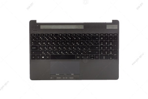Клавиатура для ноутбука HP 15-DW, 15-GW, топкейс в сборе, черный, оригинал
