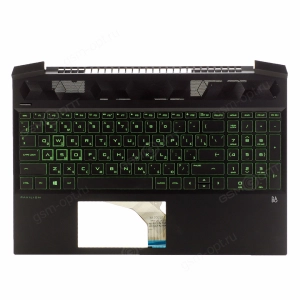 Клавиатура для ноутбука HP Pavilion Gaming 15-EC, топкейс в сборе, черный, оригинал