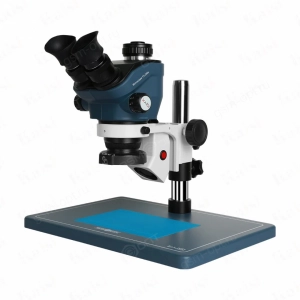 Микроскоп тринокулярный Kaisi TX-350S + подсветка + вытяжка (дымоуловитель)