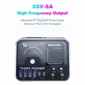 Блок питания регулируемый Mechanic Thor Power 35V/ 5A, 4USB + 2 Type-C