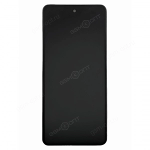 Дисплей для Realme C67 4G в рамке, черный