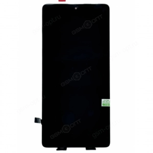Дисплей для Xiaomi POCO M6 Pro 4G с тачскрином, черный, orig