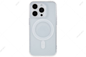 Чехол для iPhone 14 Pro Clear Case MagSafe, с магнитным кольцом, прозрачный