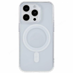 Чехол для iPhone 14 Pro Max Clear Case MagSafe, с магнитным кольцом, прозрачный