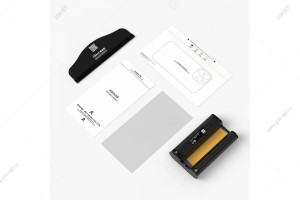Комплект фотобумаги для мини-принтера Photo Paper Set, с эфектом "Лазер", 36 листов