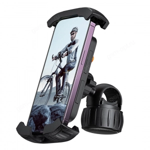 Держатель велосипедный Baseus QuickGo, зажим на руль, черный