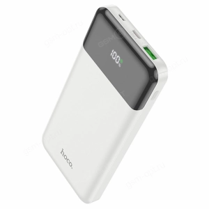 Внешний аккумулятор Power Bank Hoco J102, 10000mAh, 3A, PD20W QC3.0, белый