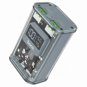 Внешний аккумулятор Power Bank Hoco J105, 10000mAh, 3A, PD22.5W QC3.0, 2USB, USB-C, серый