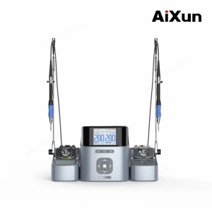 Паяльная станция AiXun T420D двухканальная (паяльники T115 + T210 + 6 жал), Wi-Fi