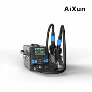 Паяльная станция AiXun H414D двухканальная (фен)