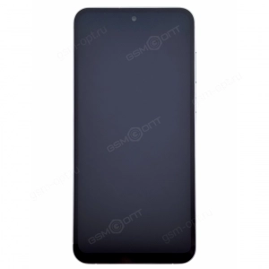Дисплей для Samsung Galaxy A55 5G (A556E) в рамке, голубой, оригинал