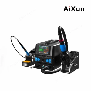 Паяльная станция AiXun HT316 (фен + паяльник T225, поддерживает 4 вида жал)