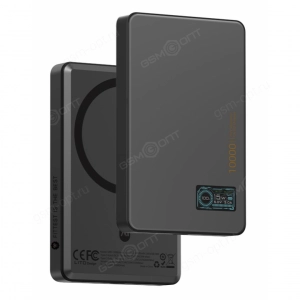 Внешний аккумулятор Power Bank LITO 10000mAh, MagSafe, 15W, LP07, черный