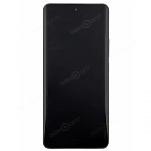 Дисплей для Xiaomi POCO X7 в рамке, черный, оригинал