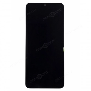 Дисплей для Realme Note 50 в рамке, черный