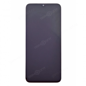 Дисплей для Realme C30 в рамке, черный