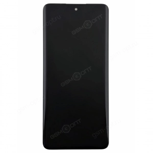 Дисплей для Xiaomi POCO M8 5G с тачскрином, черный (OLED)