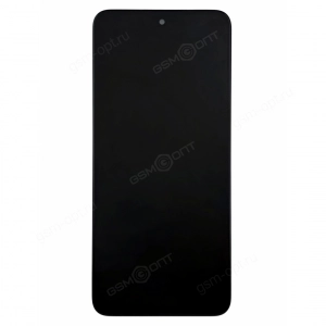 Дисплей для Honor X7d в рамке, черный