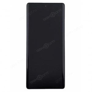 Дисплей для Honor 70 в рамке, черный, orig.c