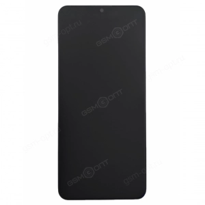 Дисплей для Realme C61 в рамке, черный