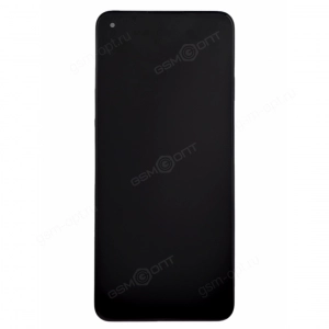 Дисплей для Realme 10 4G в рамке, черный (OLED)