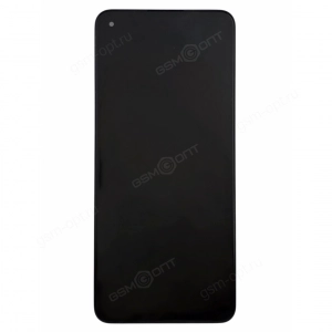 Дисплей для Realme 11 4G в рамке, черный (OLED)