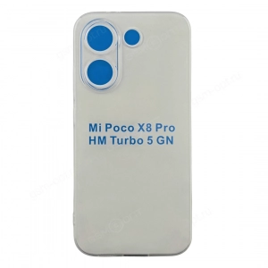 Чехол силиконовый для POCO X8 Pro, прозрачный