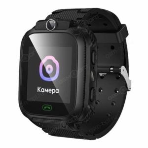 Детские часы Hoco Y105A, русский язык, поддержка Sim, черный